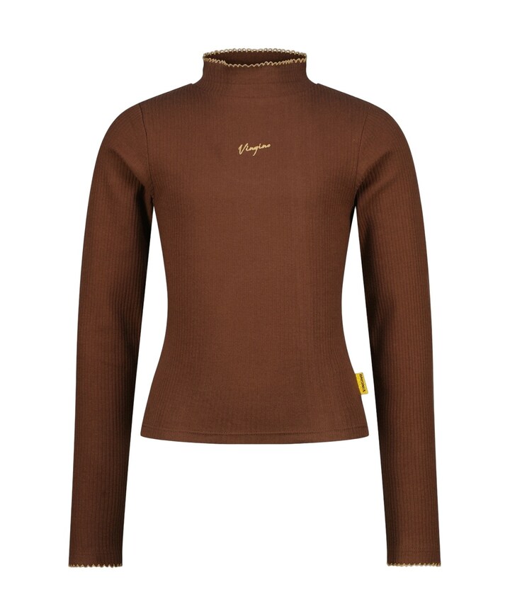 Meisjes longsleeve bordeaux