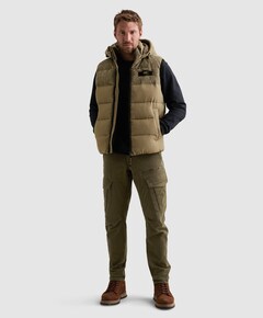 Heren bodywarmer groen