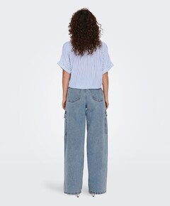 Blouse blauw