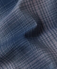 Heren overhemd lange mouw blauw