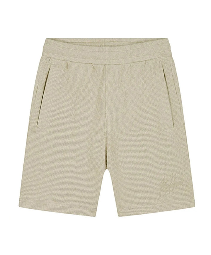 Waffle Shorts jongens korte broek ecru