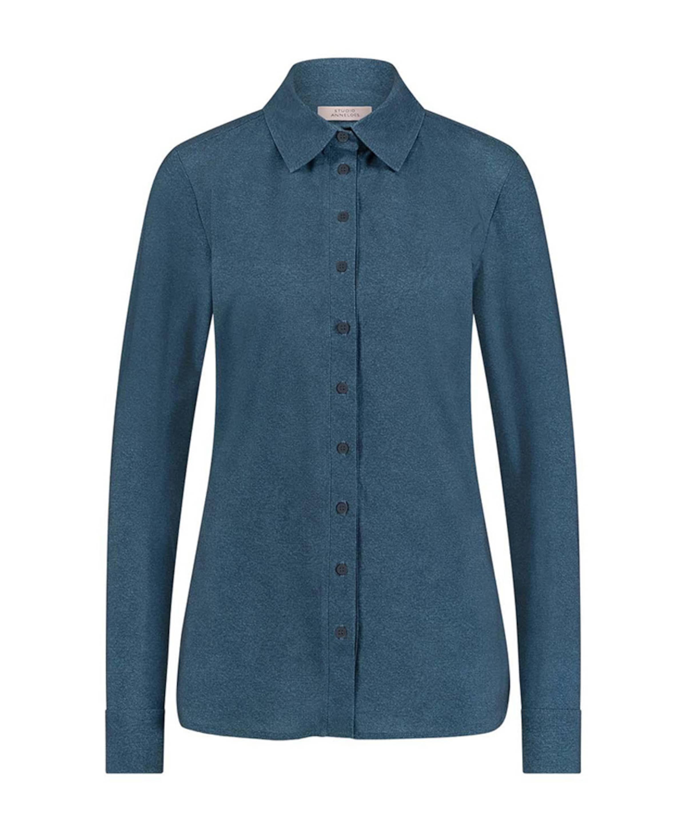 Dames blouse blauw