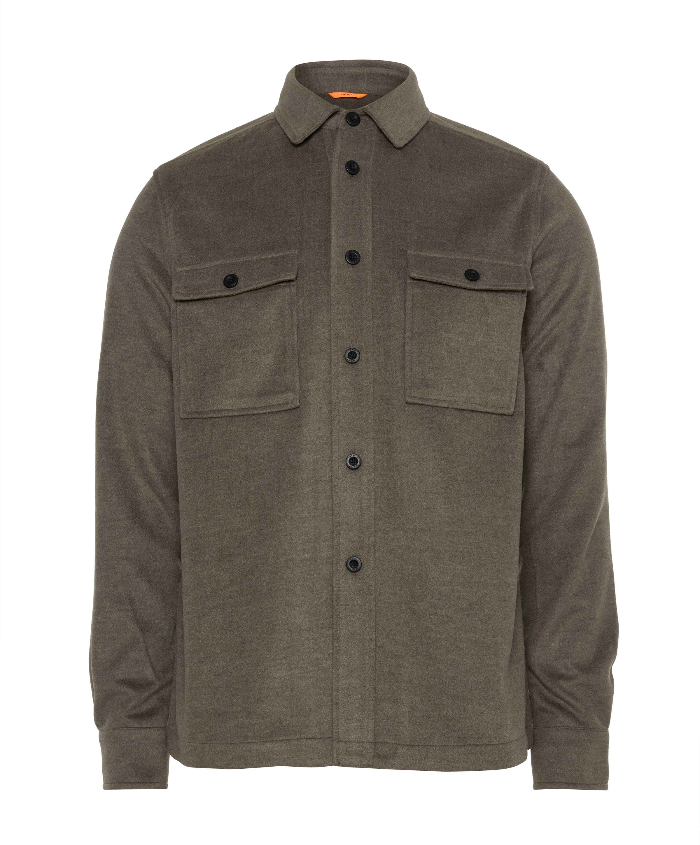 Heren overshirt groen