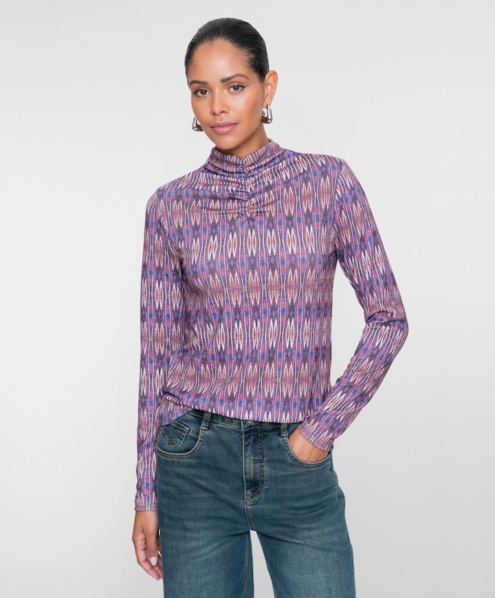 Dames longsleeve paars