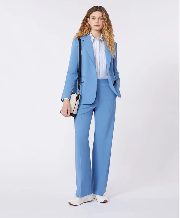 Dames blazer blauw