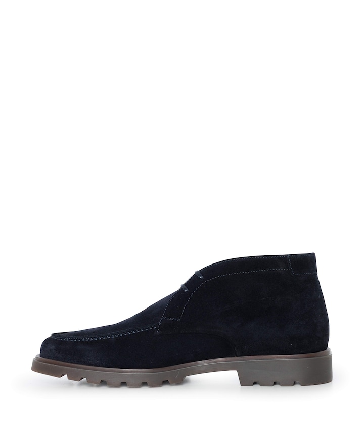 heren veterboots blauw