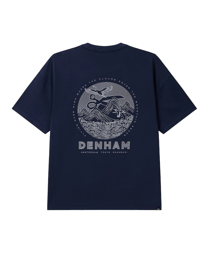 Heren T-shirt blauw