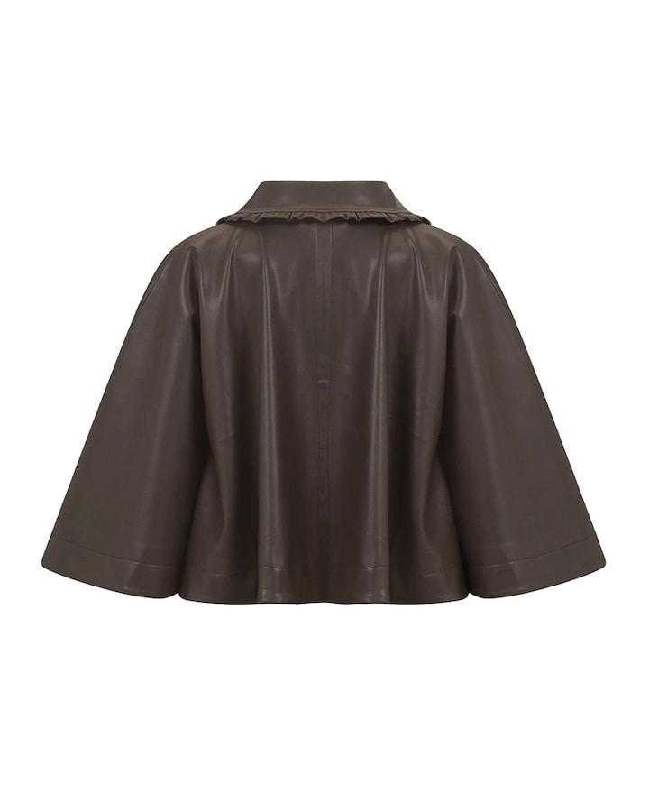 Dames cape bruin