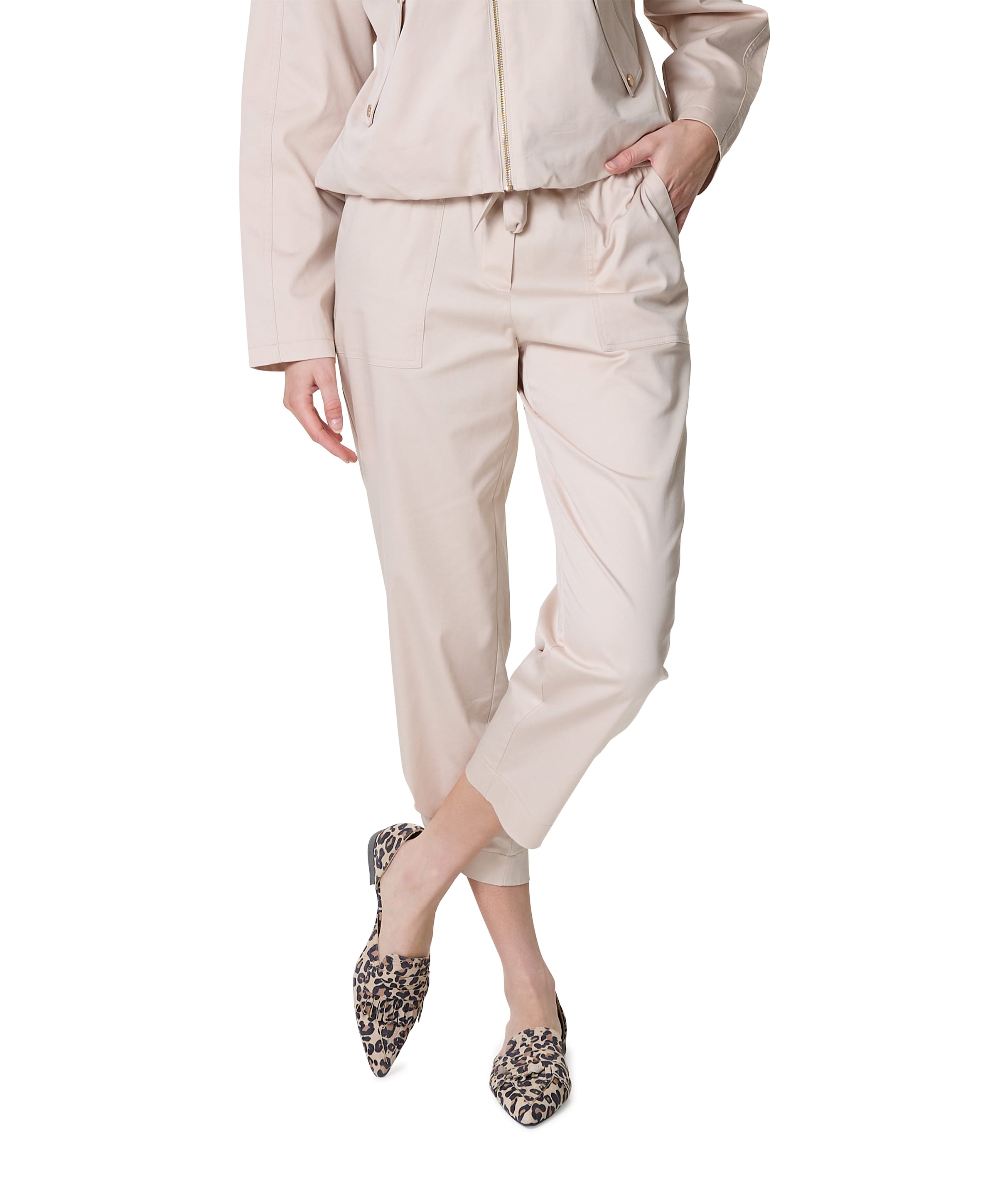7/8 dames broek beige