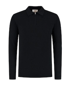 Heren polo zwart
