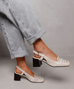 Laine Julia dames slingbacks ecru