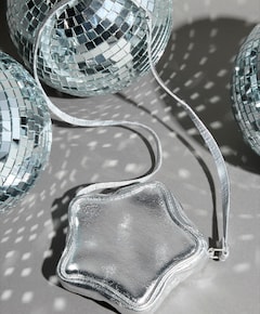 Meisjes tas zilver