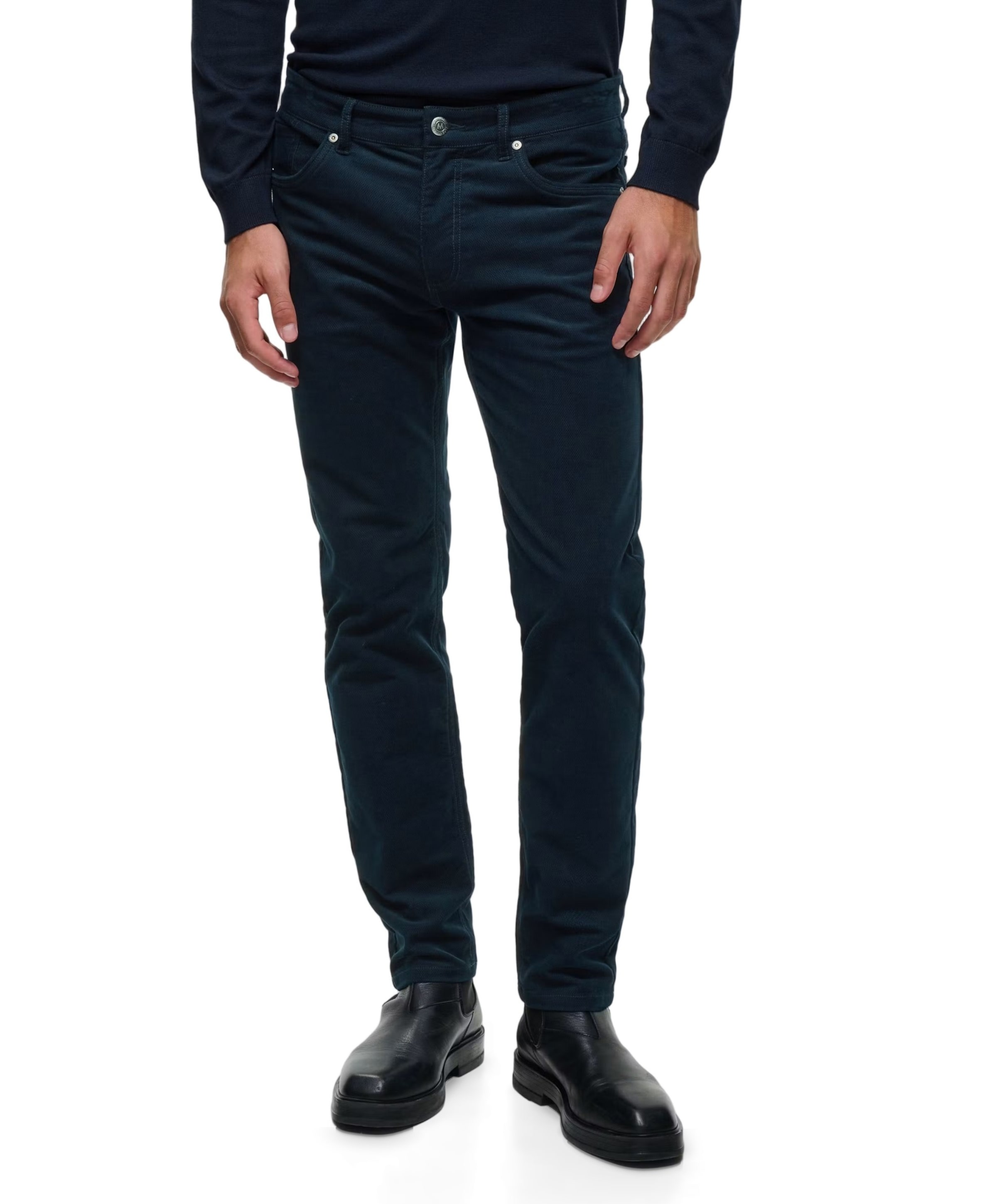 MApete heren broek blauw