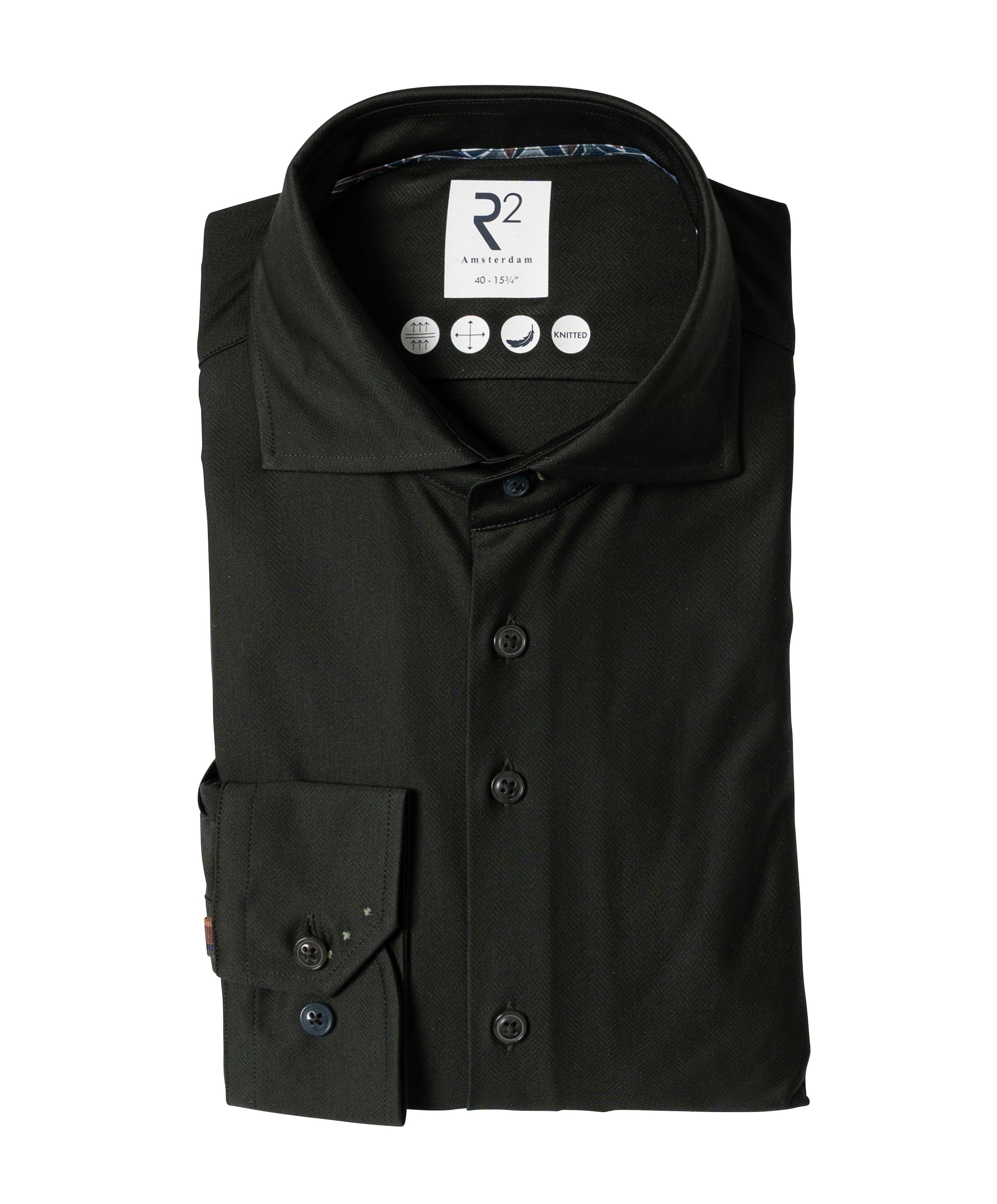 Overhemd lange mouw groen