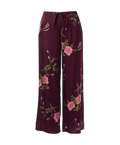 Dames pyjamabroek bordeaux