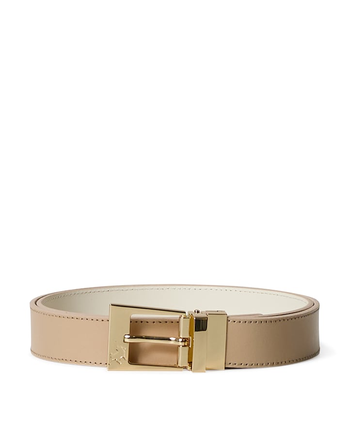 Dames riem beige