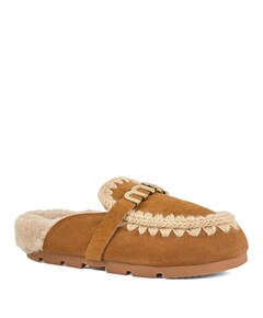 WINTER BIO SLIDE - LOGO dames clogs bruin