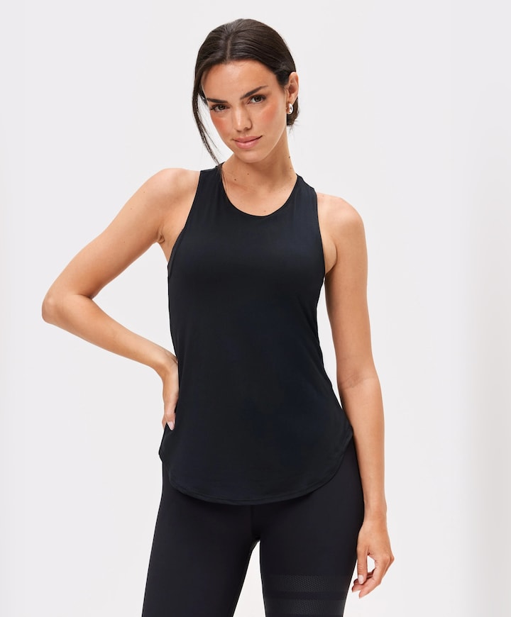 Dames singlet zwart