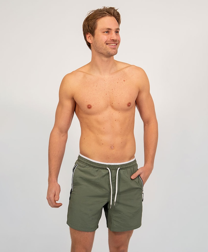 Heren zwemshort groen