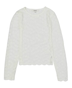 Meisjes longsleeve ecru