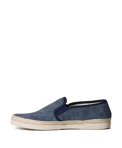 Tobias heren moccasins blauw