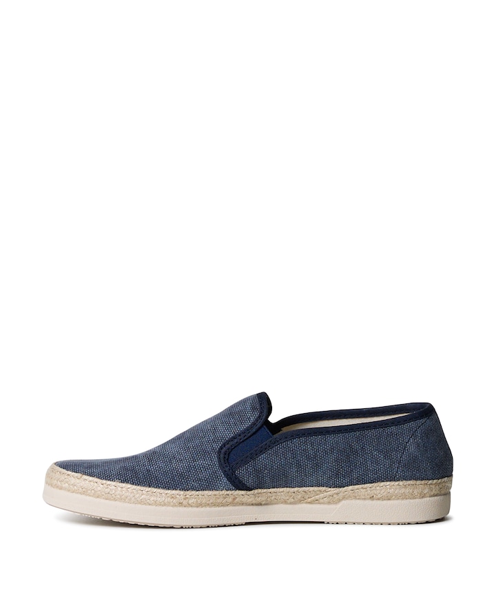 Tobias heren moccasins blauw