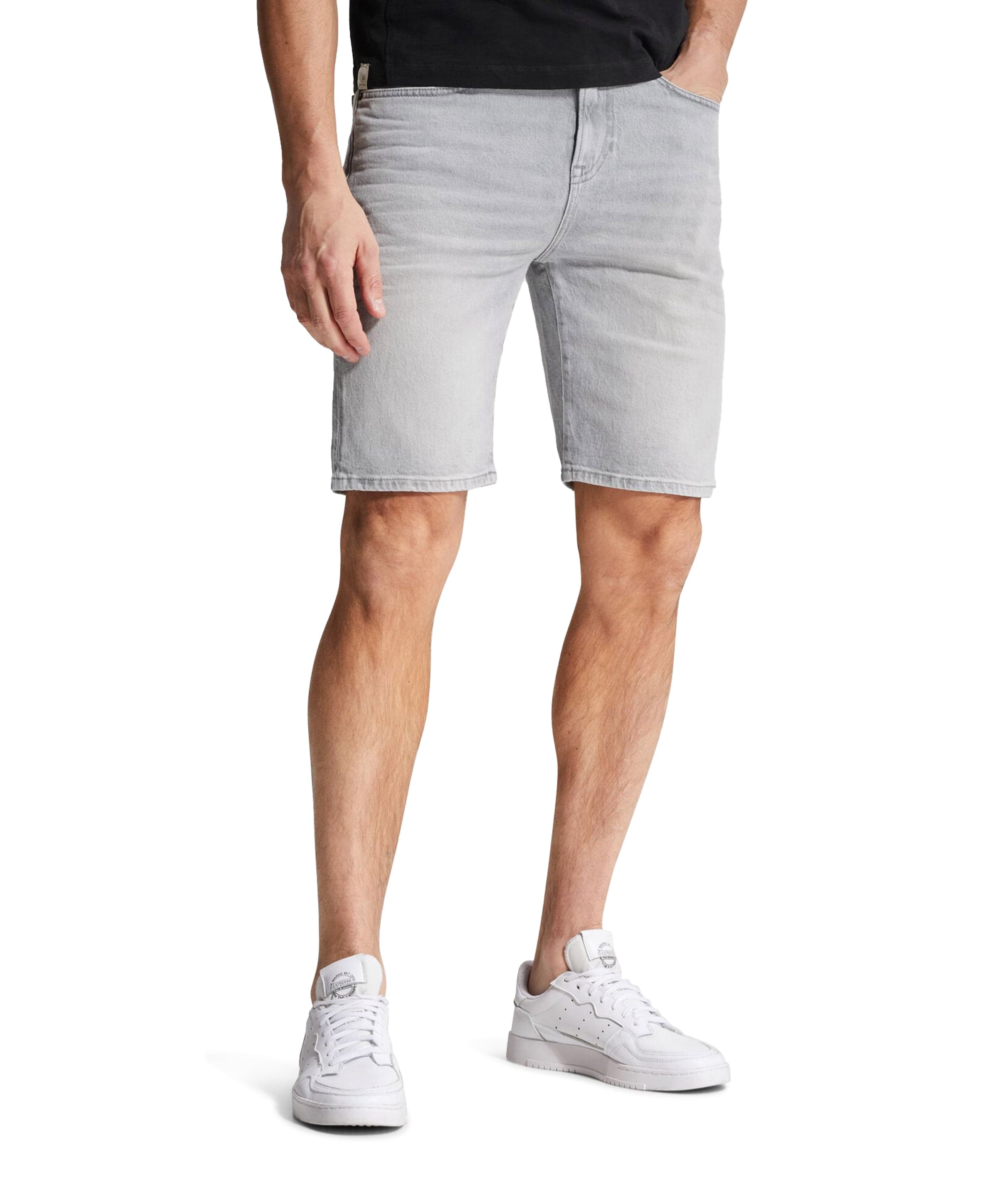 VALVER SHORTS WASHED SUMMER GREY heren korte broek grijs
