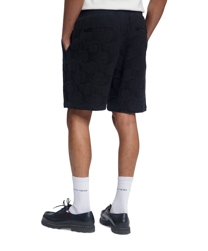 Bris heren korte broek zwart