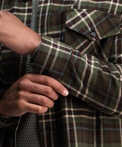 Heren overshirt groen