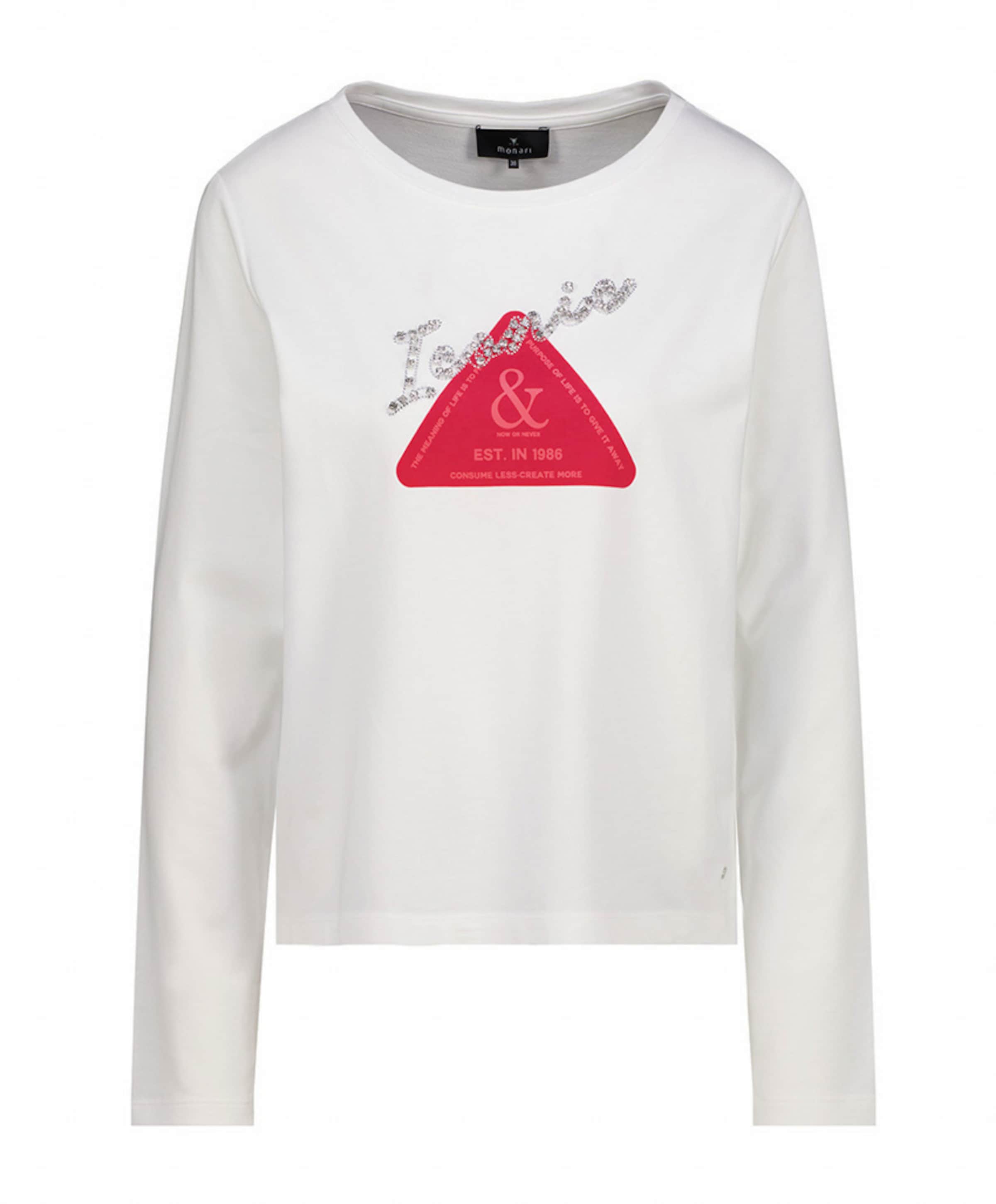 Dames longsleeve ecru