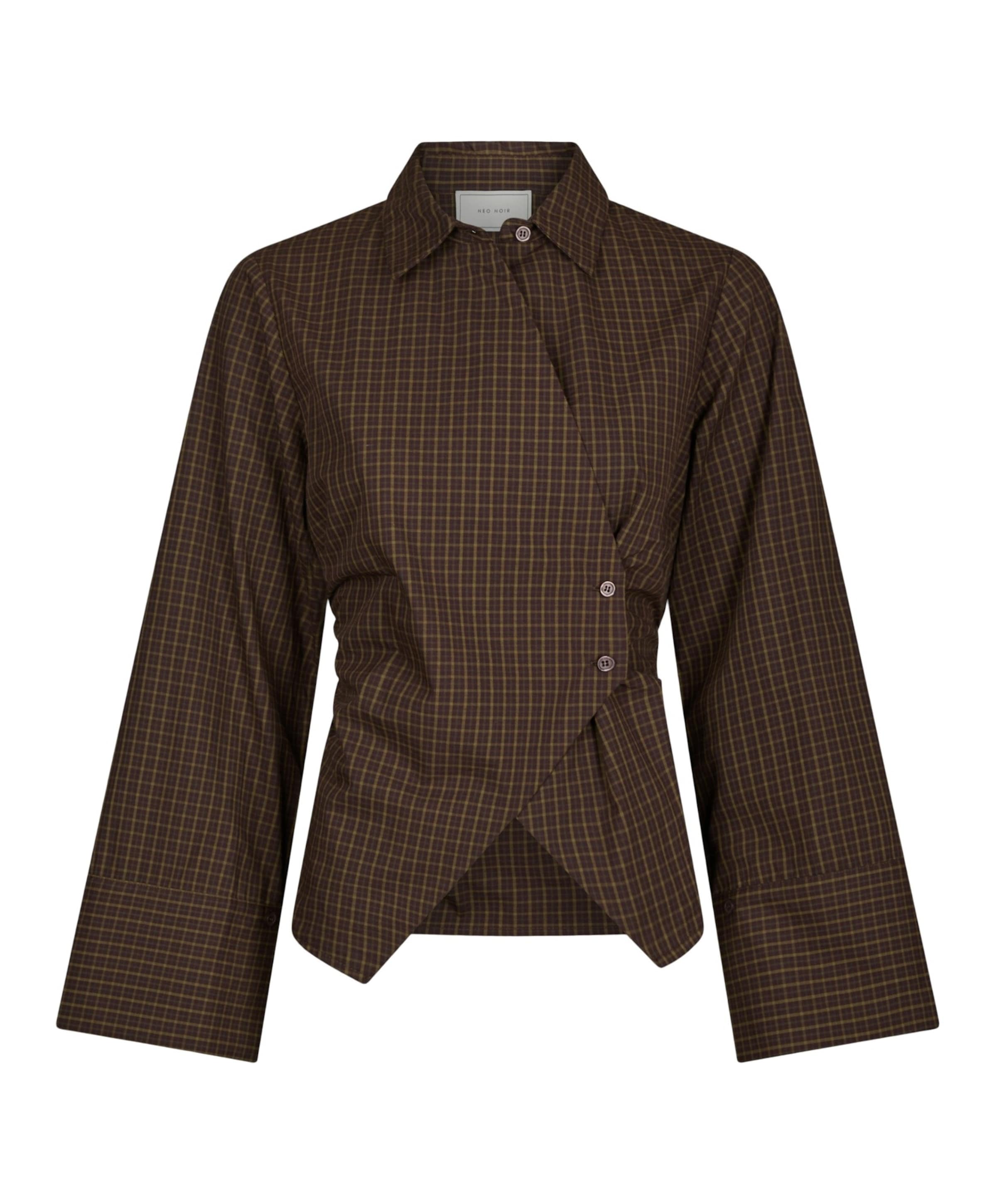 Dames blouse bruin