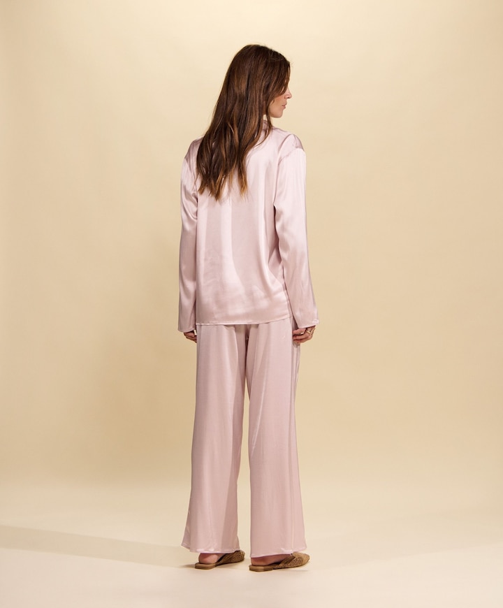 Dames pyjamabroek roze