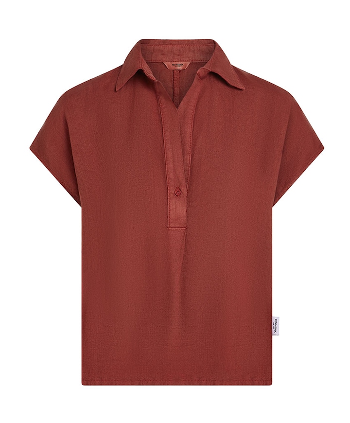 Dames blouse bordeaux