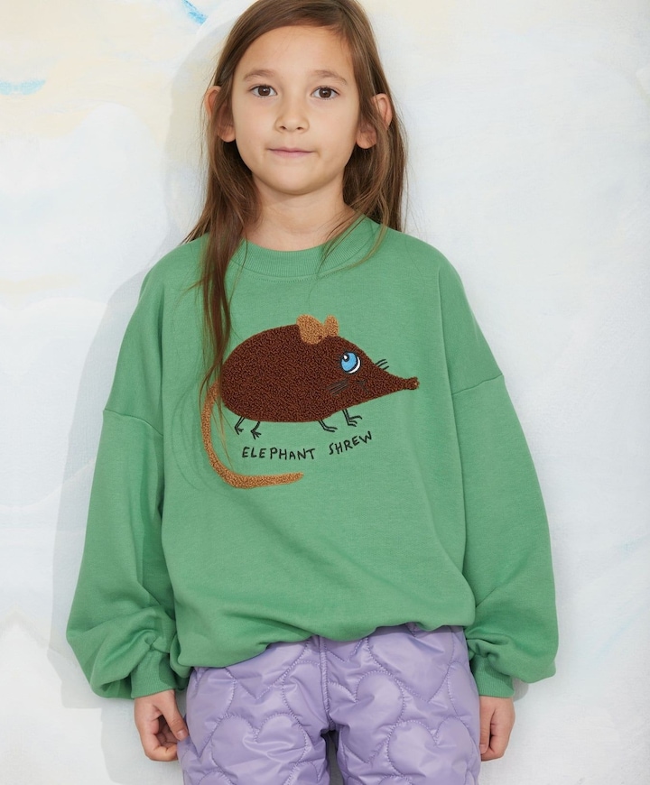 Uniseks sweater groen