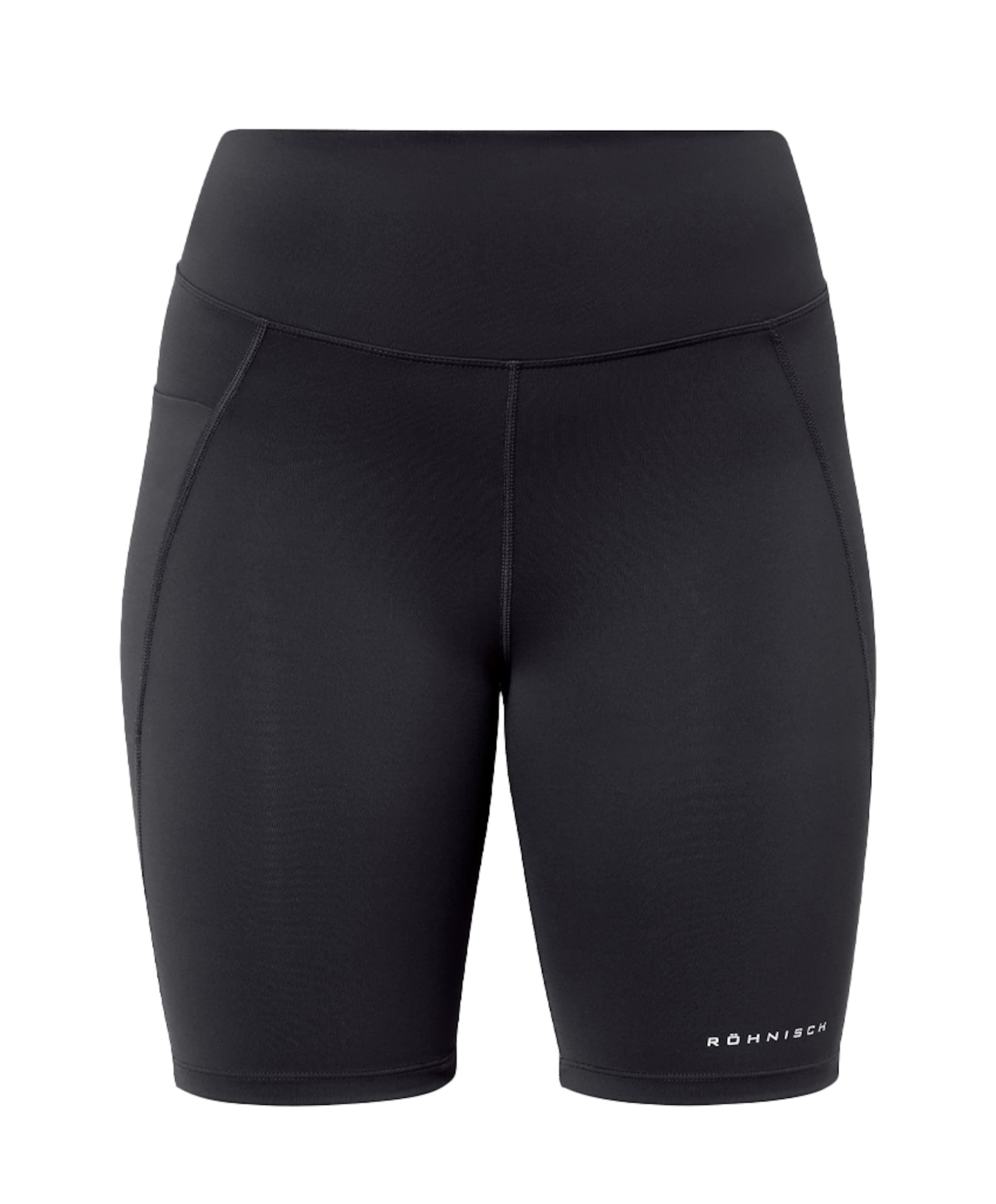 Flattering High Waist Bike Tights dames tight short zwart