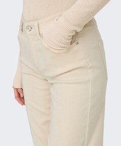 ONLBLUSH MID STRAIGHT DNM DOT NOOS dames jeans ecru