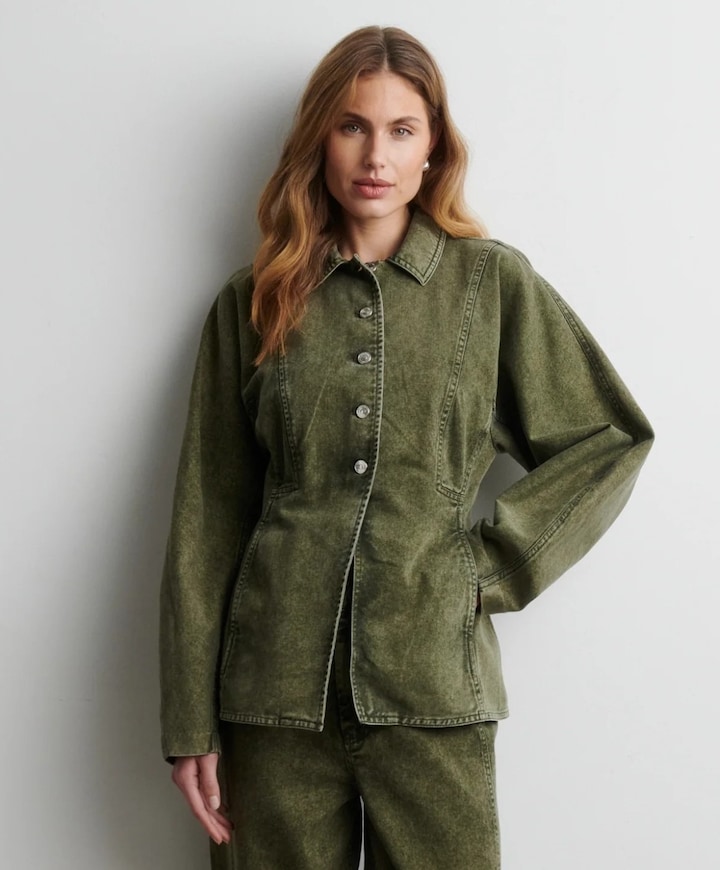 Dames spijkerjas  groen