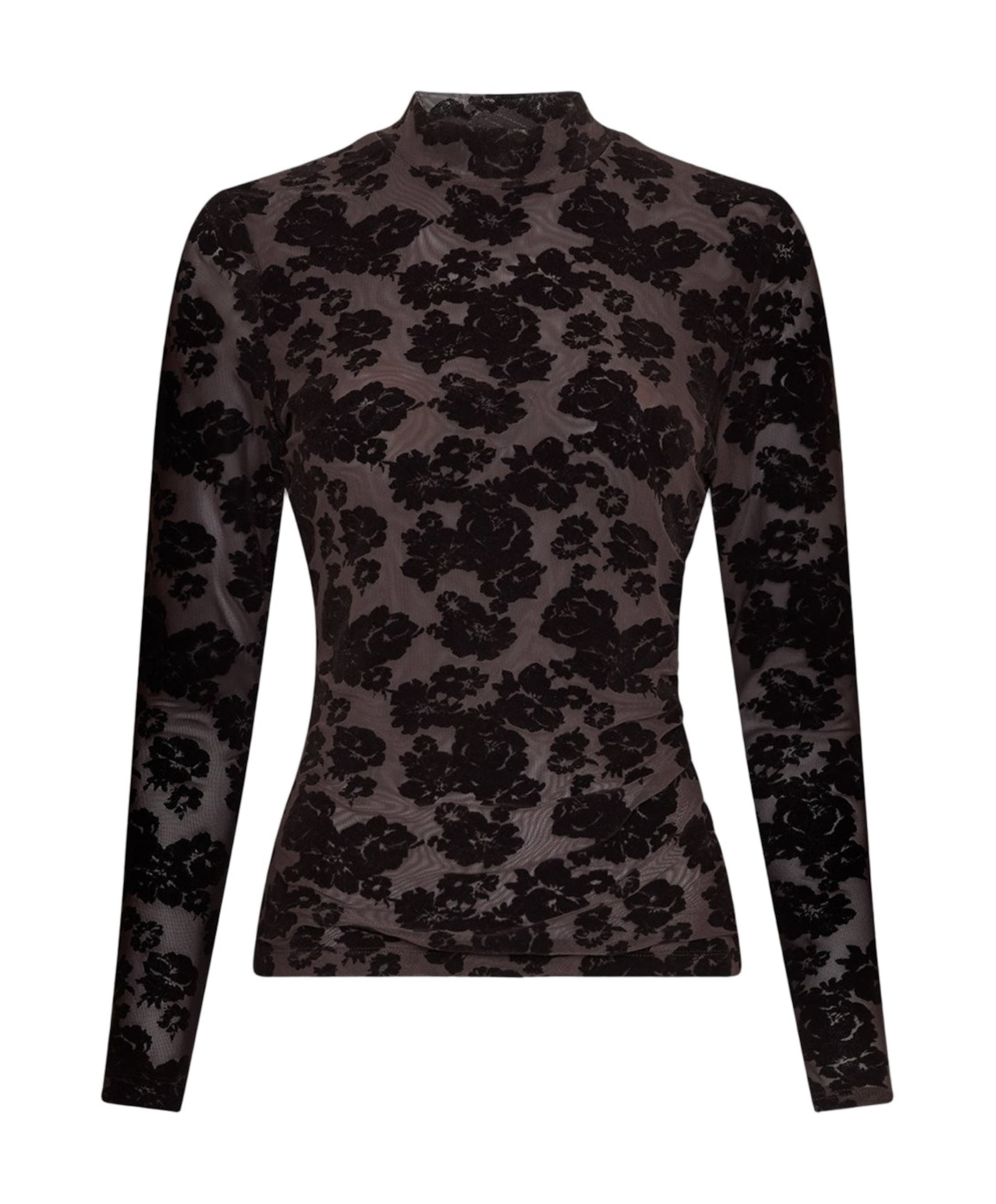 Dames longsleeve bruin