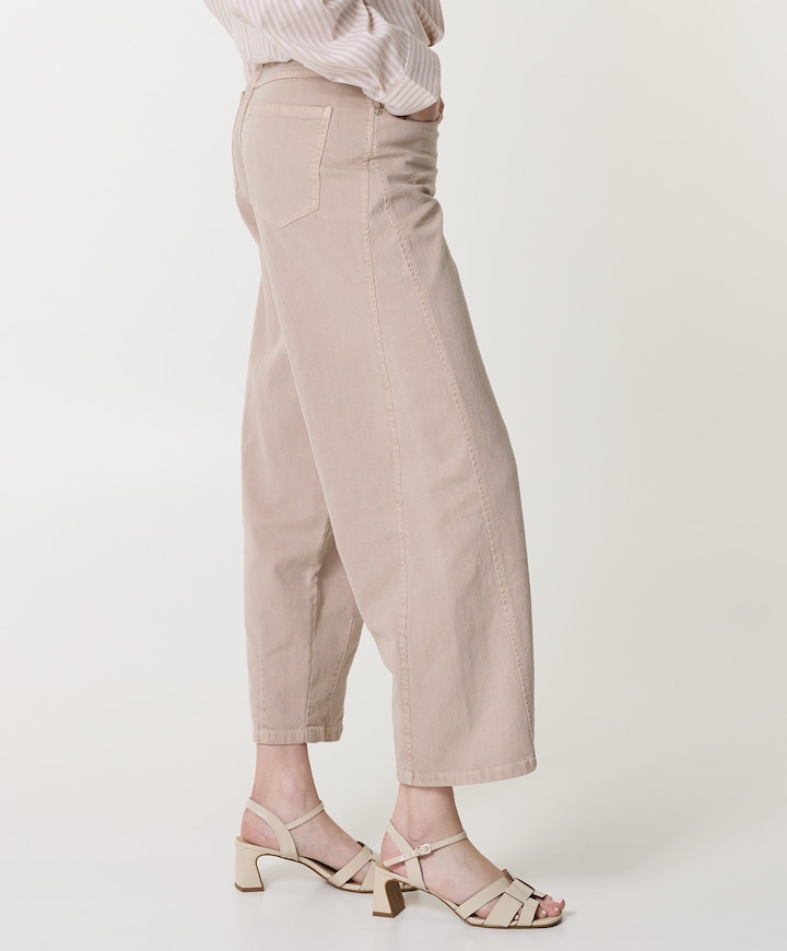 Lolah edgy dames jeans bruin