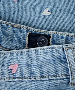 NKFBELLA REG DNM 3674-BE NOO meisjes korte broek blauw