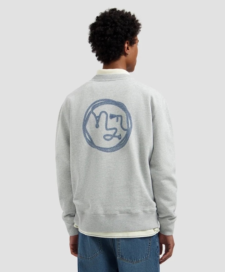 Heren sweater grijs