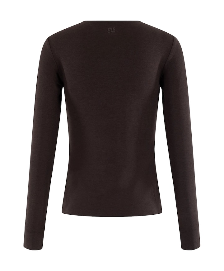Dames longsleeve bruin