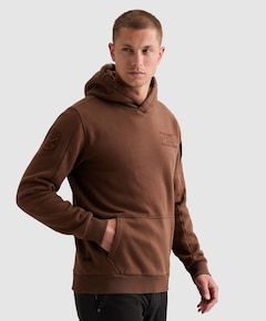 Heren hoodie bruin