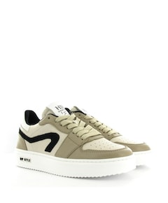jongens veterschoenen beige
