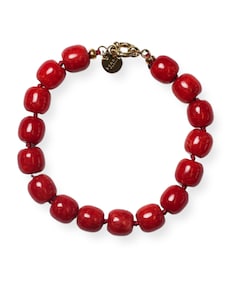 Dames armband rood