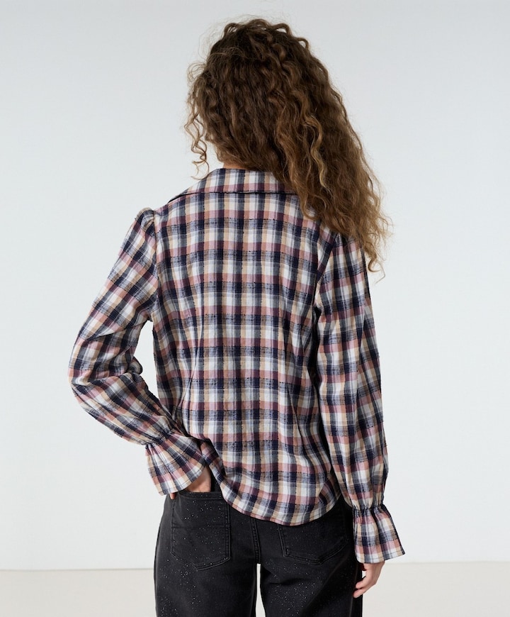 Dames blouse paars