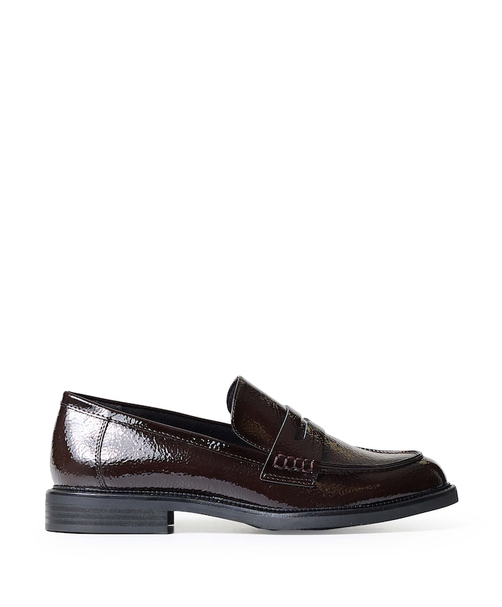 Women Slip-on dames loafers bruin