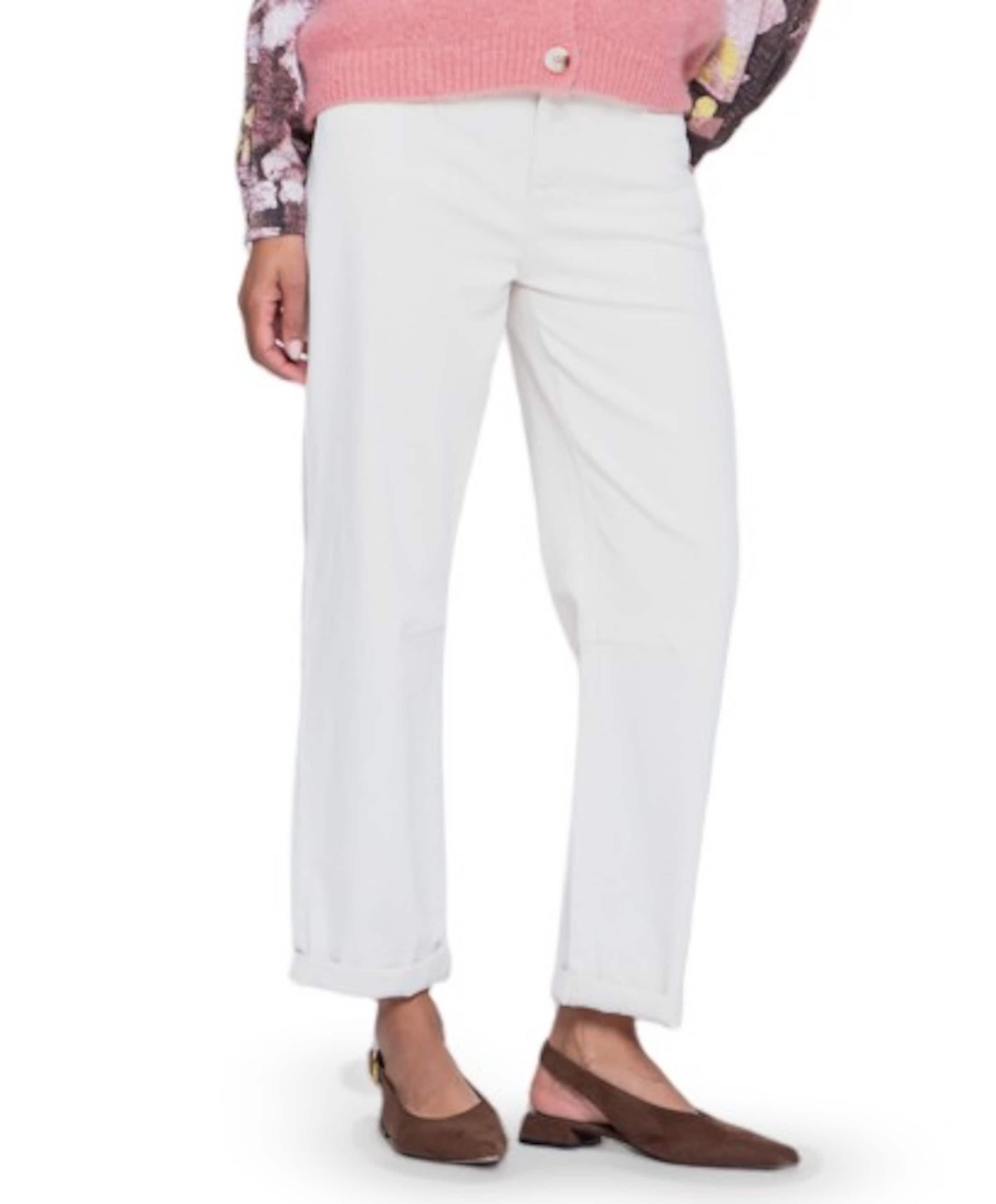 Jeans balloon linen mix dames jeans ecru