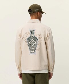 Heren overshirt ecru