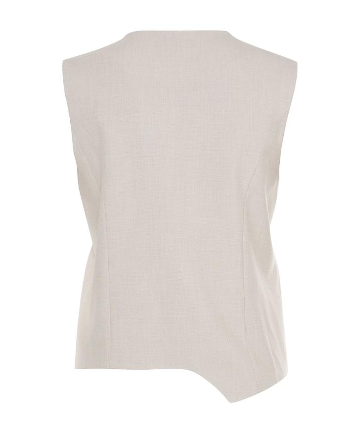 Gilet ecru